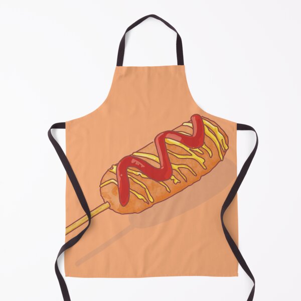 Item preview, Corn Dog Korean Street Food Drawing designed and sold by Ing.Doodle.
