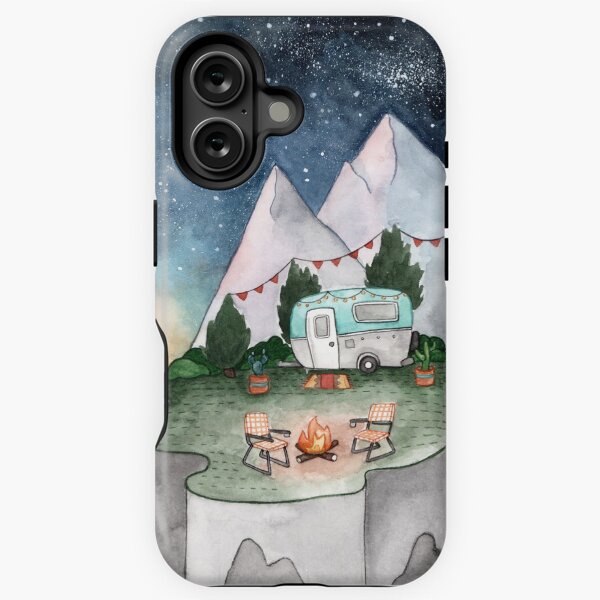 Camper Night Sky iPhone Tough Case