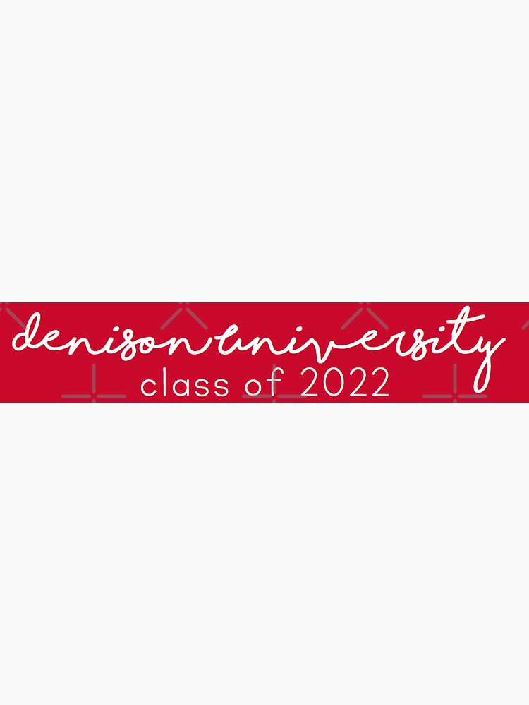 denison-university-class-of-2022-sticker-for-sale-by-sflissler