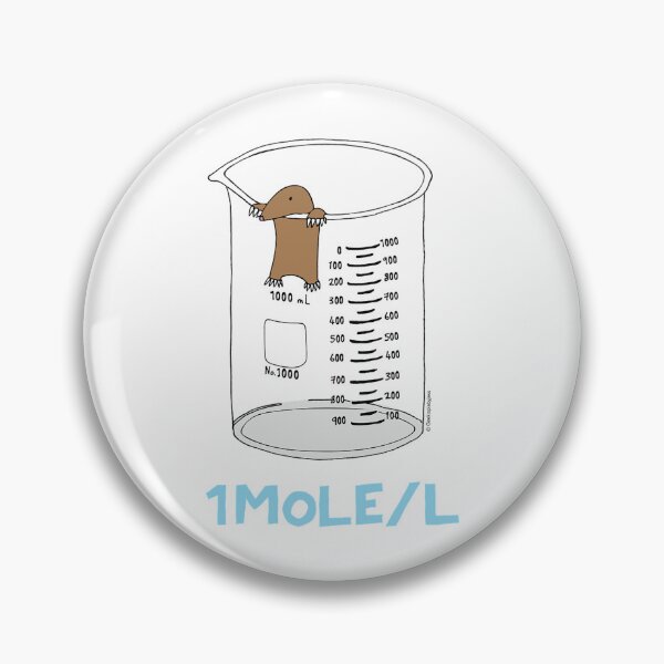 Item preview, Chemistry 1 Mole per Litre for Mole or Avogadro_s Day  designed and sold by ogawyuga.