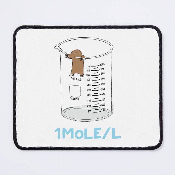 Item preview, Chemistry 1 Mole per Litre for Mole or Avogadro_s Day designed and sold by ogawyuga.