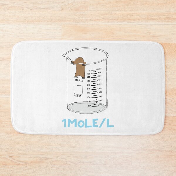 Item preview, Chemistry 1 Mole per Litre for Mole or Avogadro_s Day  designed and sold by ogawyuga.