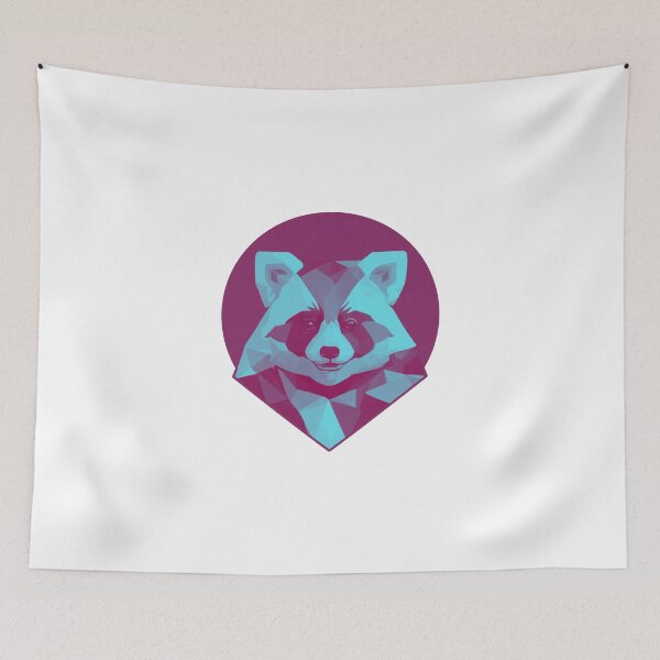 Item preview, Cute Polygonal Red Panda designed and sold by PVSKI.