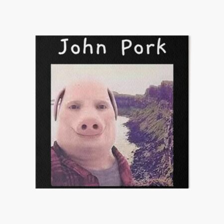 John Pork Art Board Print for Sale by theseventeenth