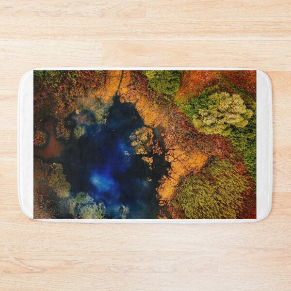 Item preview, City park pond topdown designed and sold by OpaSky.