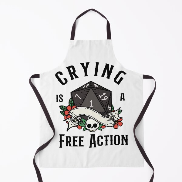Item preview, DND RPG Funny Critical failure Crying is a free action, Natural one D20 dice. designed and sold by ogawyuga.