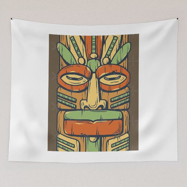 Item preview, Famille de masques Tiki. Kaléo1 designed and sold by wisniewskiilda.