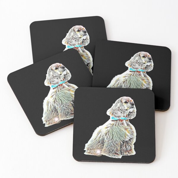 Item preview, Stylized Cocker Spaniel with Bandana designed and sold by NiftyTees.