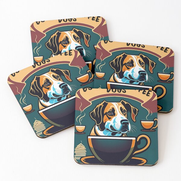 Item preview, Get Cozy with this inspiring design of Books And Coffee And Dogs designed and sold by Dream-Palette.