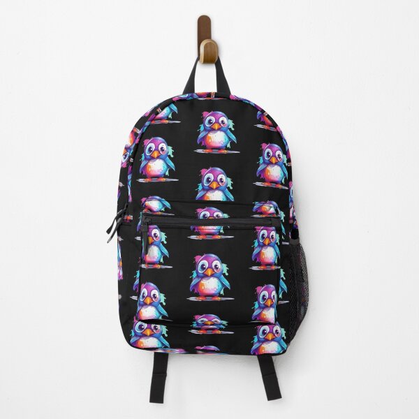 Item preview, Cute Cartoon Penguin Art - Colorful Drawing for Kids and Penguin Lovers designed and sold by CRAZY&ART.