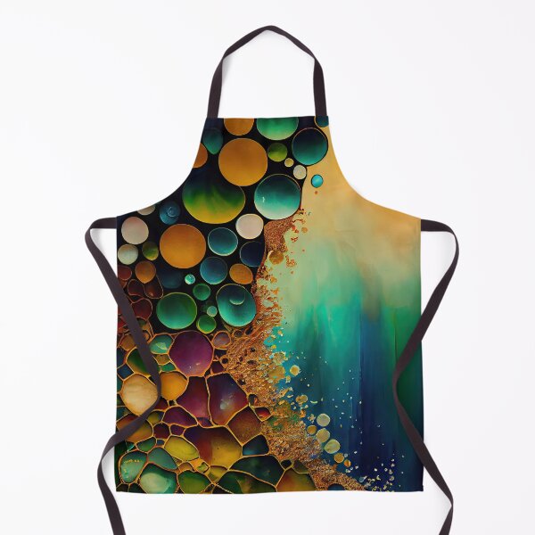 Item preview, Pointillism seaglass golden streams abstract designed and sold by Piotrek0001.
