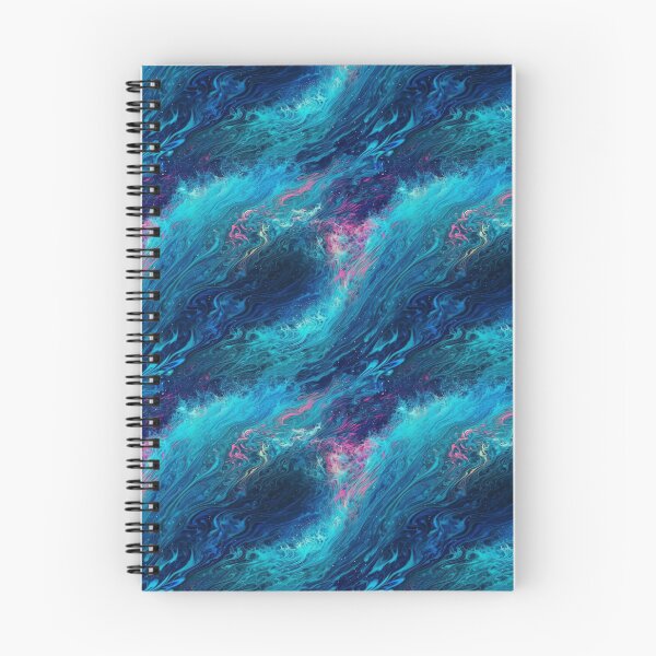 Artikelvorschau, Abstract Water Pour Painting Pattern entworfen und verkauft von KitsoBerry.