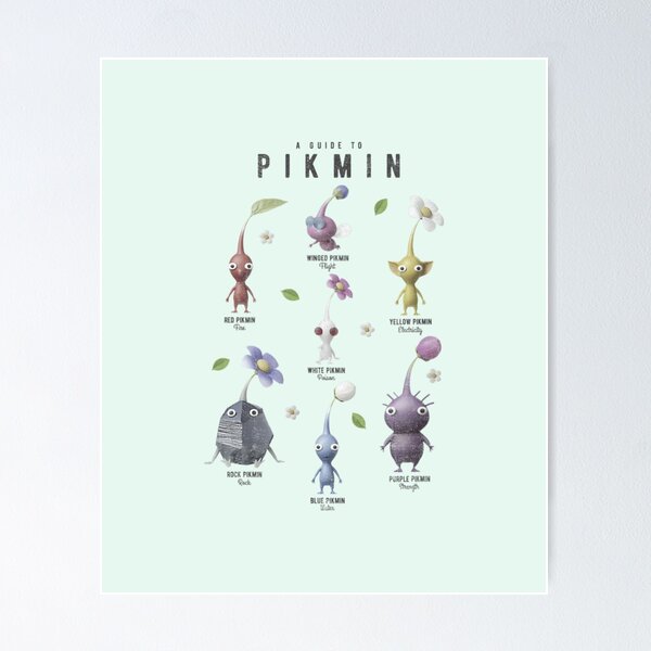 Item preview, pikmin a guide to pikmin designed and sold by ErinaColclough.