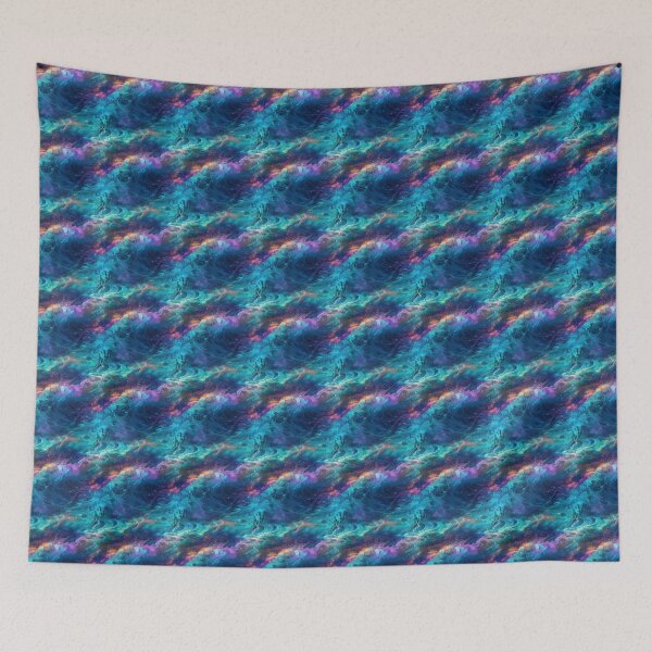 Artikelvorschau, Abstract iridescent Ocean Waves and Space Pattern entworfen und verkauft von KitsoBerry.