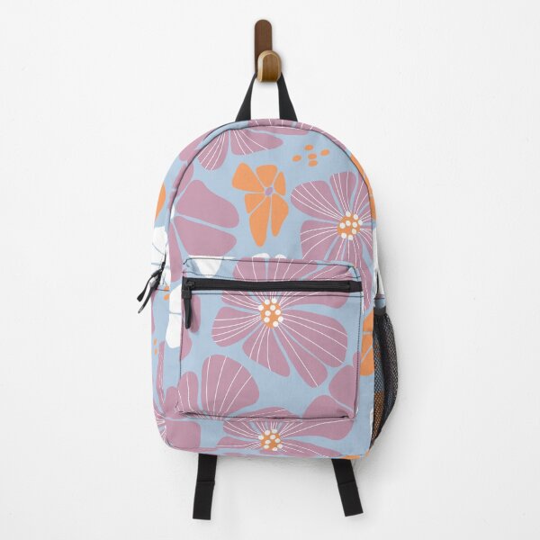 Item preview, Copy of Retro Ditsy floral daisy speckled - pink and dusty blue designed and sold by Spitfire July Doodles.