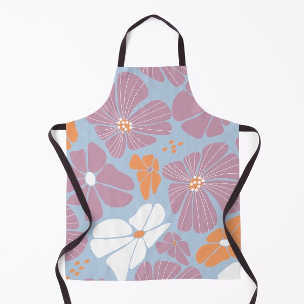 Item preview, Copy of Retro Ditsy floral daisy speckled - pink and dusty blue designed and sold by Spitfire July Doodles.
