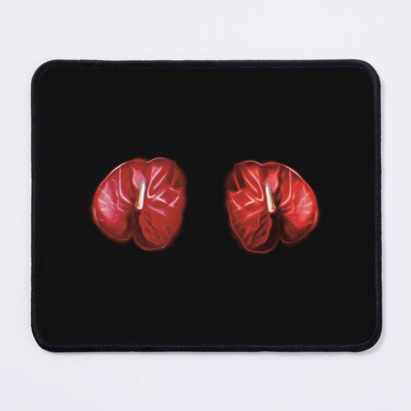 Item preview, Red Anthurium Plant Water Painting (Black Background) designed and sold by xsaxsandra.
