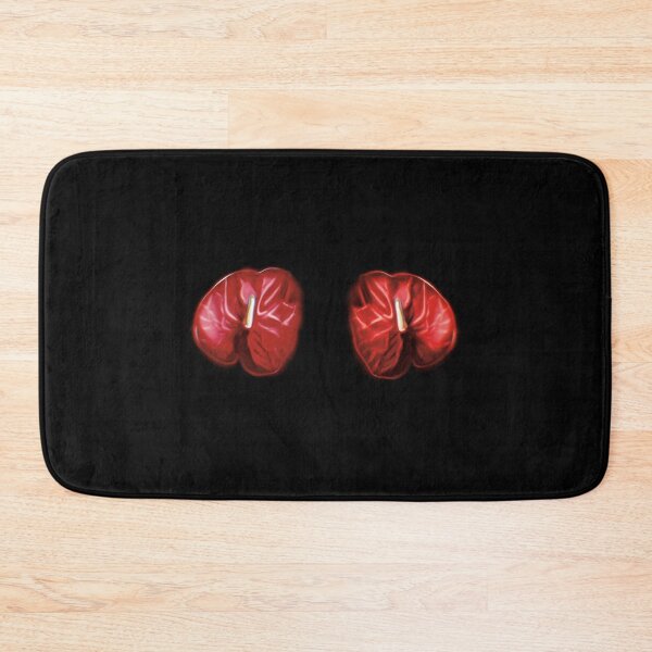 Item preview, Red Anthurium Plant Water Painting (Black Background) designed and sold by xsaxsandra.