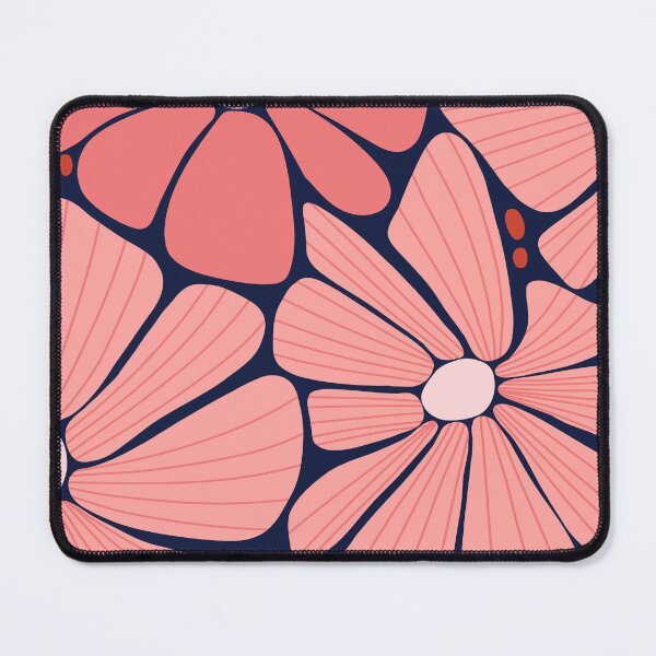 Item preview, Retro Ditsy floral daisy speckled - pink and rose designed and sold by Spitfire July Doodles.