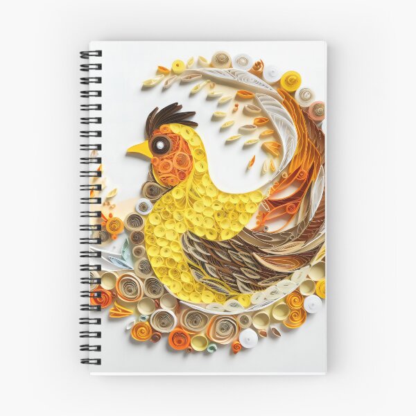 Item preview, Earth Rooster - Quilled Paper Artwork - AI Generated designed and sold by Quilluminations.