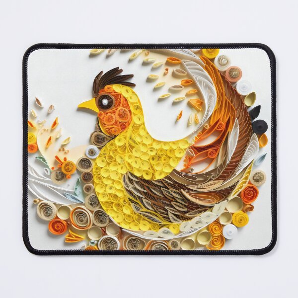 Item preview, Earth Rooster - Quilled Paper Artwork - AI Generated designed and sold by Quilluminations.