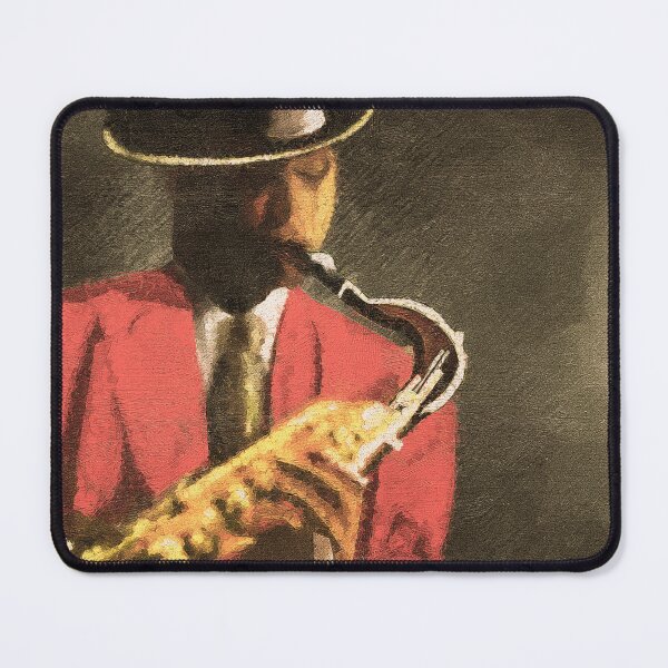 Item preview, Jazz Saxophonist Playing designed and sold by thepeanutline.
