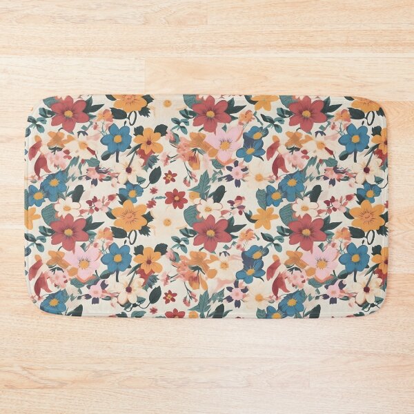 Item preview, Light Abstract Retro Floral Pattern designed and sold by MrFish-Designs.