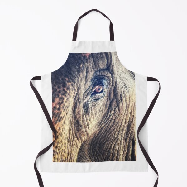 Item preview, Elephant face close up designed and sold by angieblue-25.
