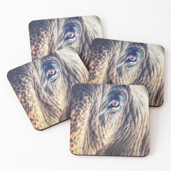 Item preview, Elephant face close up designed and sold by angieblue-25.