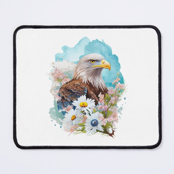 Item preview, White Bald Eagle Watercolor Bird designed and sold by Blok45.