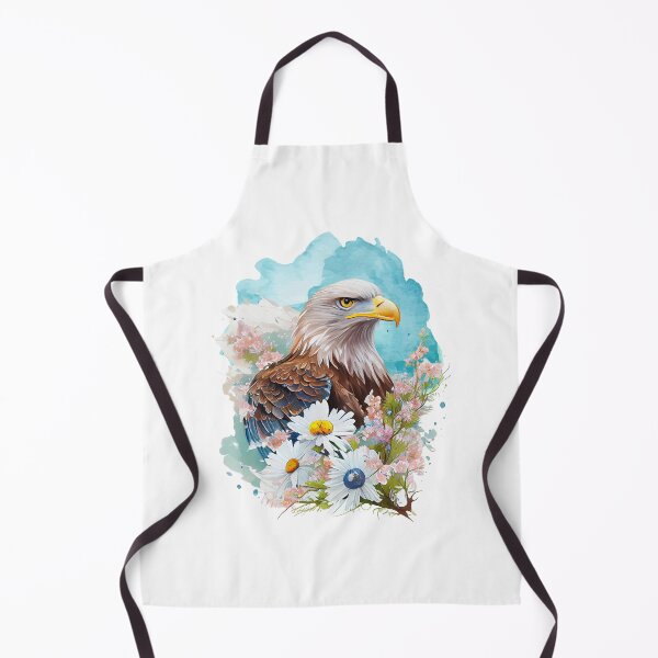 Item preview, White Bald Eagle Watercolor Bird designed and sold by Blok45.