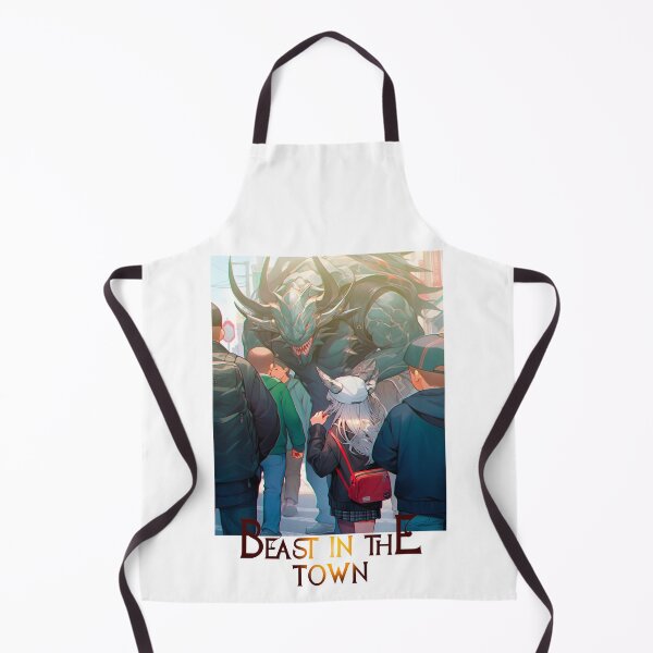 Artikelvorschau, Beast in the Town Artwork, Mr Beast, moderne Kunst, Animationskunst, Anime-Kunst im japanischen Stil entworfen und verkauft von al-design-Store.