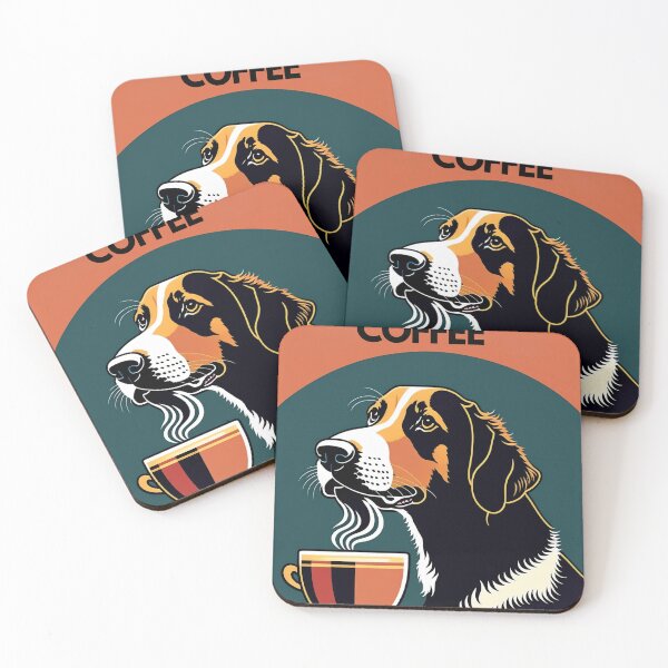 Item preview, Get Cozy with this inspiring design of Books And Coffee And Dogs designed and sold by Dream-Palette.