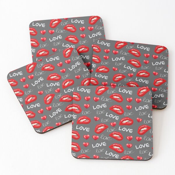Item preview, Red sexy lips background designed and sold by MarisoArt.