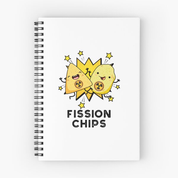 Item preview, Fission Chips Funny Physics Puns  designed and sold by punnybone.