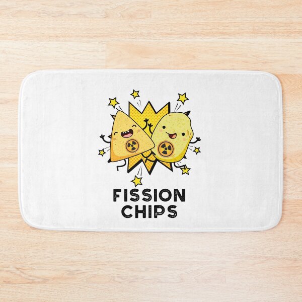 Item preview, Fission Chips Funny Physics Puns  designed and sold by punnybone.