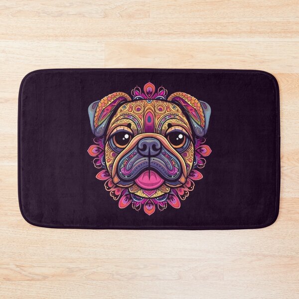 Item preview, Mandala Pug cute artistic pug designed and sold by MDCGraphics.