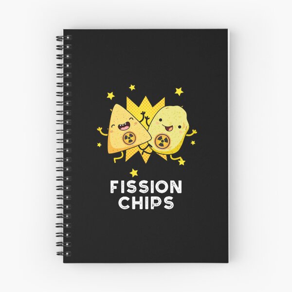 Item preview, Fission Chips Funny Physics Puns (Dark BG) designed and sold by punnybone.