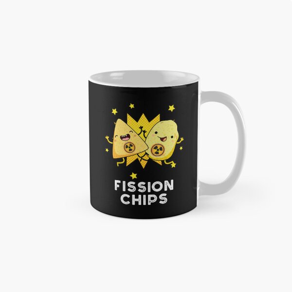 Artikelvorschau, Fission Chips Lustige Physik-Wortspiele (Dark BG) entworfen und verkauft von punnybone.