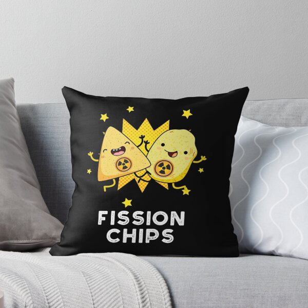 Item preview, Fission Chips Funny Physics Puns (Dark BG) designed and sold by punnybone.