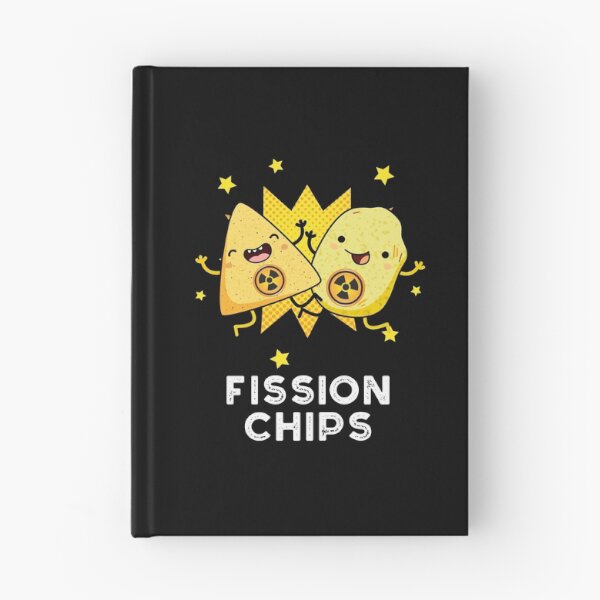 Item preview, Fission Chips Funny Physics Puns (Dark BG) designed and sold by punnybone.