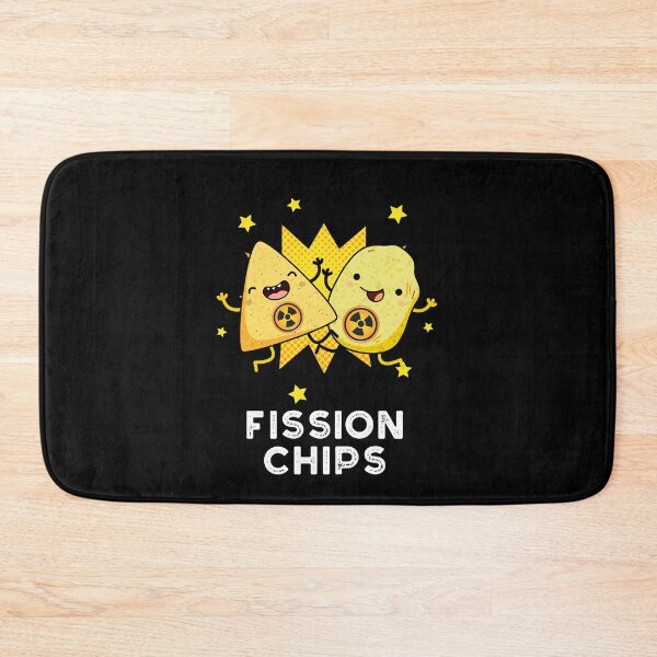 Item preview, Fission Chips Funny Physics Puns (Dark BG) designed and sold by punnybone.