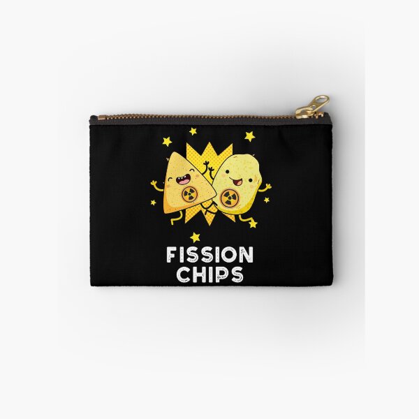 Item preview, Fission Chips Funny Physics Puns (Dark BG) designed and sold by punnybone.