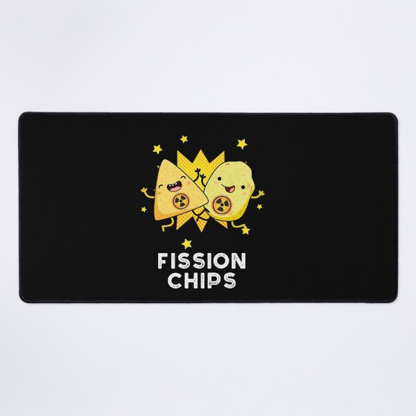 Item preview, Fission Chips Funny Physics Puns (Dark BG) designed and sold by punnybone.