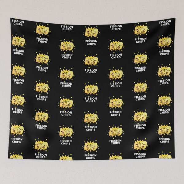 Item preview, Fission Chips Funny Physics Puns (Dark BG) designed and sold by punnybone.