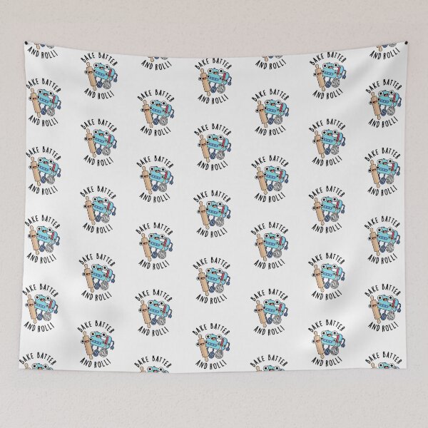 Item preview, Bake Batter And Roll Funny Baking Puns  designed and sold by punnybone.