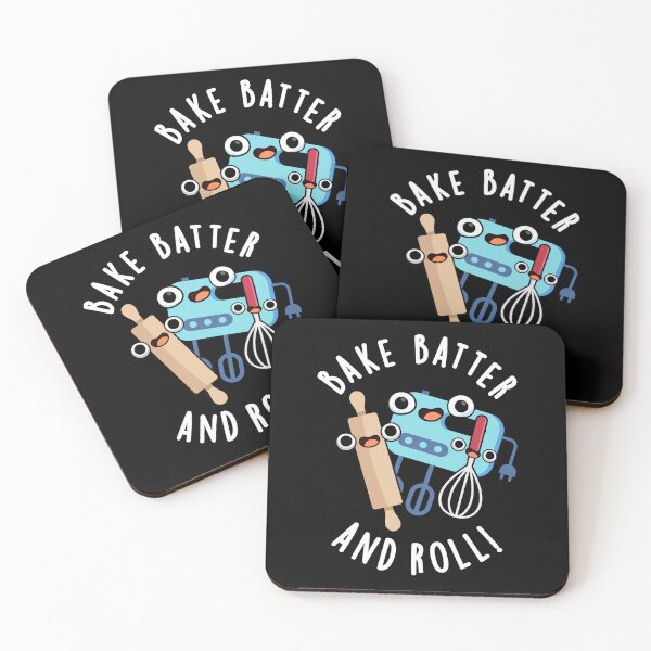 Item preview, Bake Batter And Roll Funny Baking Puns (Dark BG) designed and sold by punnybone.