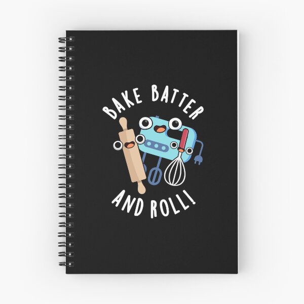 Item preview, Bake Batter And Roll Funny Baking Puns (Dark BG) designed and sold by punnybone.