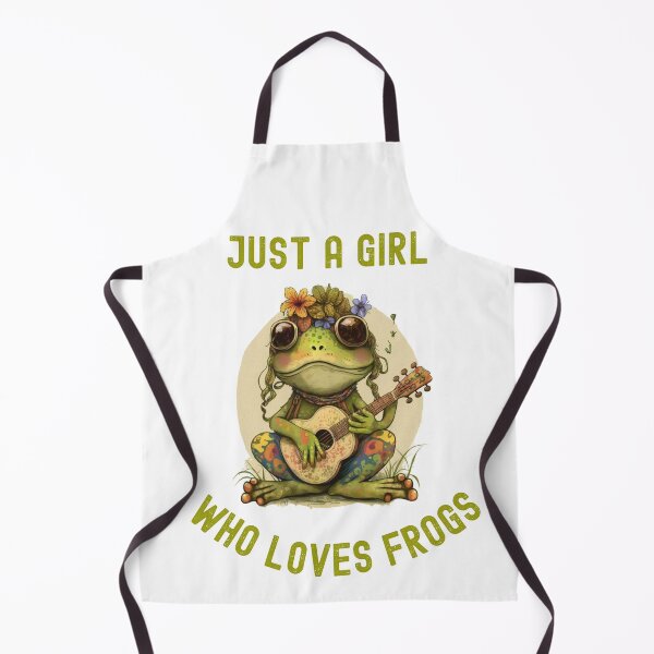 Item preview, Just A Girl Who Loves Frogs, Cute Hippie Frog, Man I Love Frogs, Cottagecore designed and sold by desireedickens.
