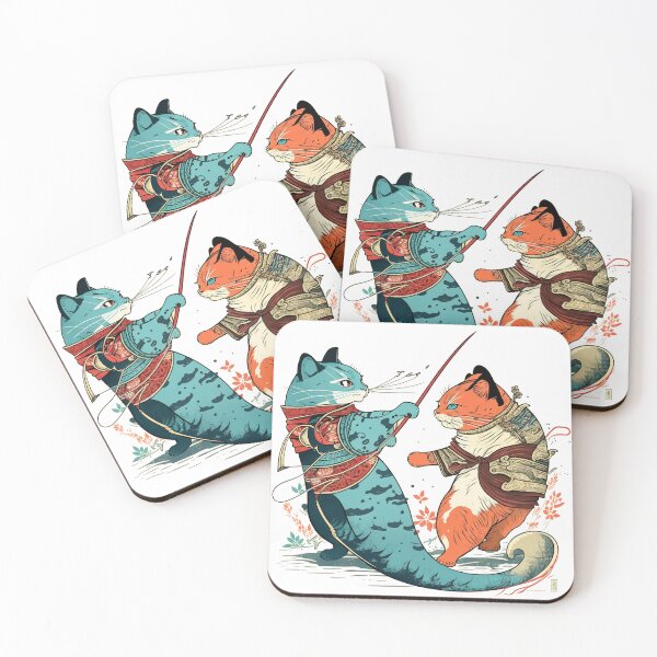 Item preview, The fish cat against the big cat designed and sold by Oonyme.